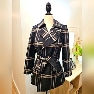 COACH check jacket Sz XS